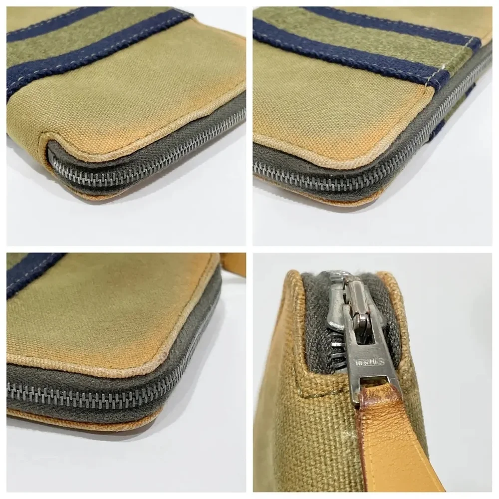 HERMES MIXED-TONE COMPACT WALLET